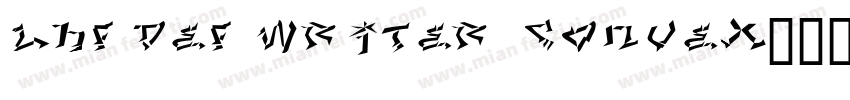 LHF Def Writer CONVEX字体转换